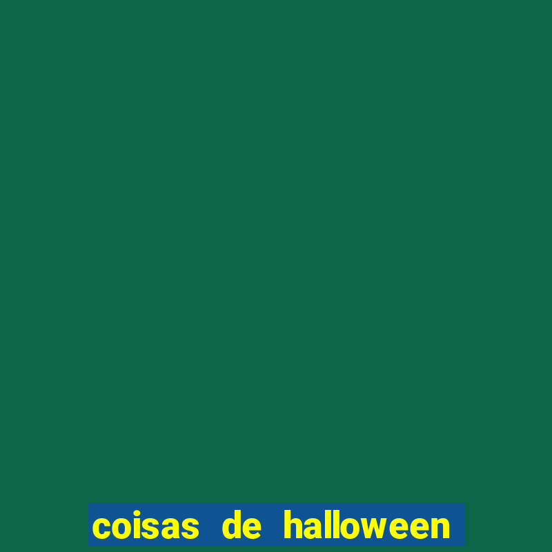 coisas de halloween de a a z